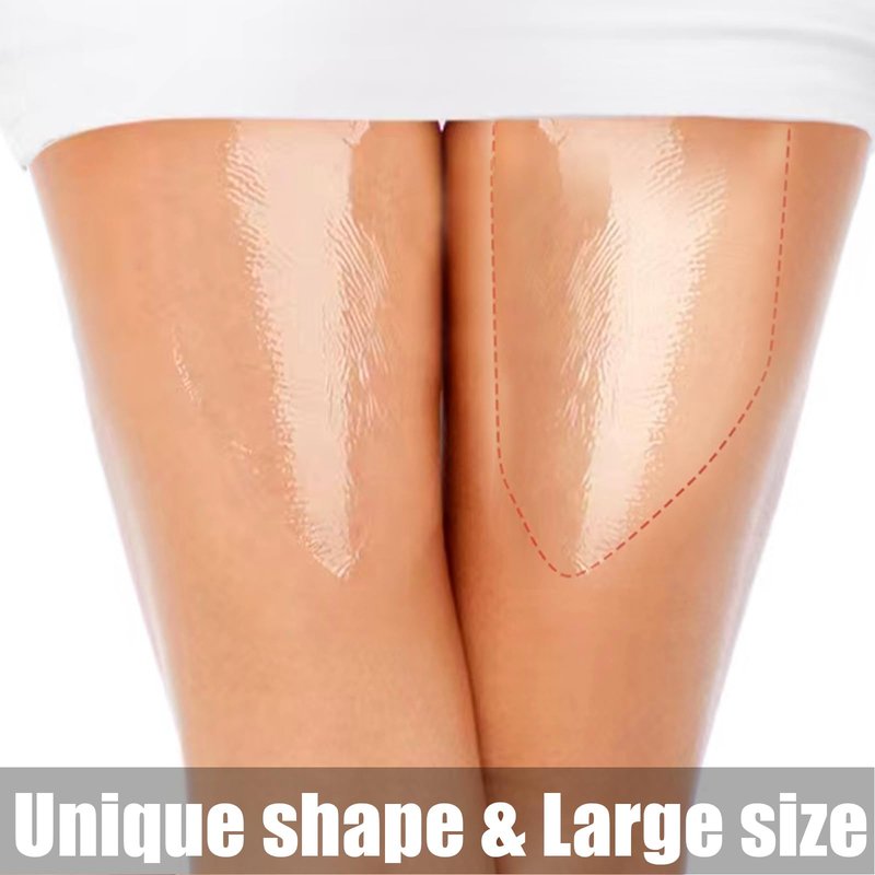WOLAIYE Thigh Inner Anti Chafing Sticker,Thighs Prevention Anti Friction Pad,Invisible Thigh Tapes Chafe,Transparent Protection Skin Patches-10PCS