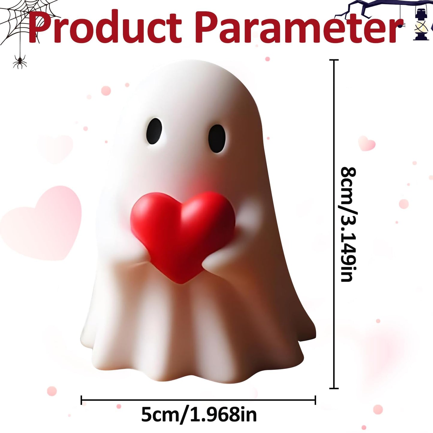 Ghost Figurine Ghost Decor, Funny Ghost Statue Ghost Figurine Ghost Statue Cute Decoration for Gift Props Tabletop Home Decor Best Gifts for Anniversary Weddings New Year