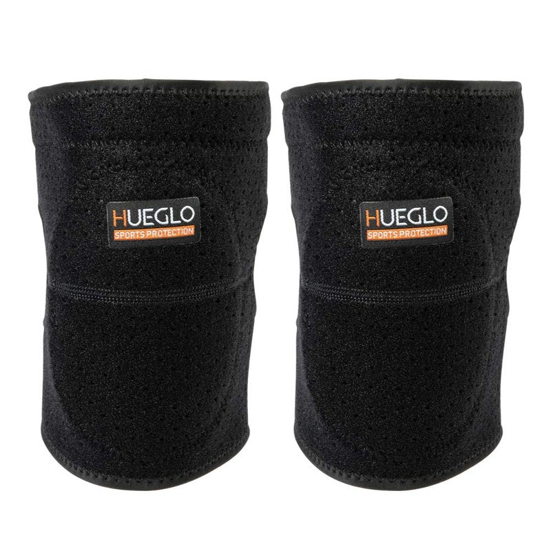 HUEGLO Protective Knee Pads for Dancers,Volleyball Knee Pad for Girls,Soft Sponge Knee Pads for Avoid Floor Burns & Bruising,1Pair,Black,Medium