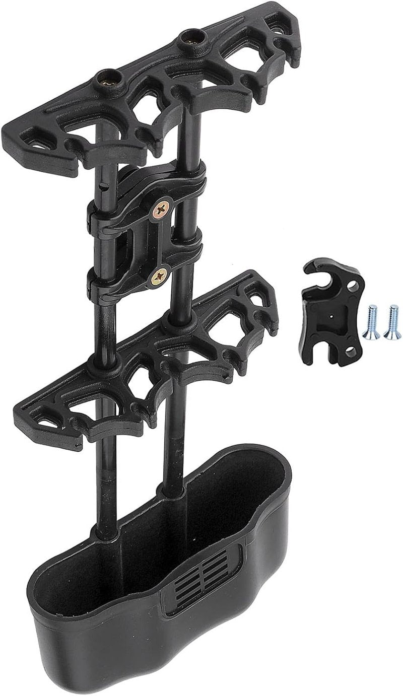 5 Arrows Quiver - Quick Release Left-Handed Vibration Absorbing Holder for Compound & Recurve Bows