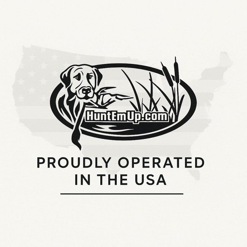 HuntEmUp 6 Pack 2" Plastic Dog Training Bumpers – Knobby Retrieving Dummy Set for Retriever & Hunting Dog Training – Floating Water Dummy – White Orange Black