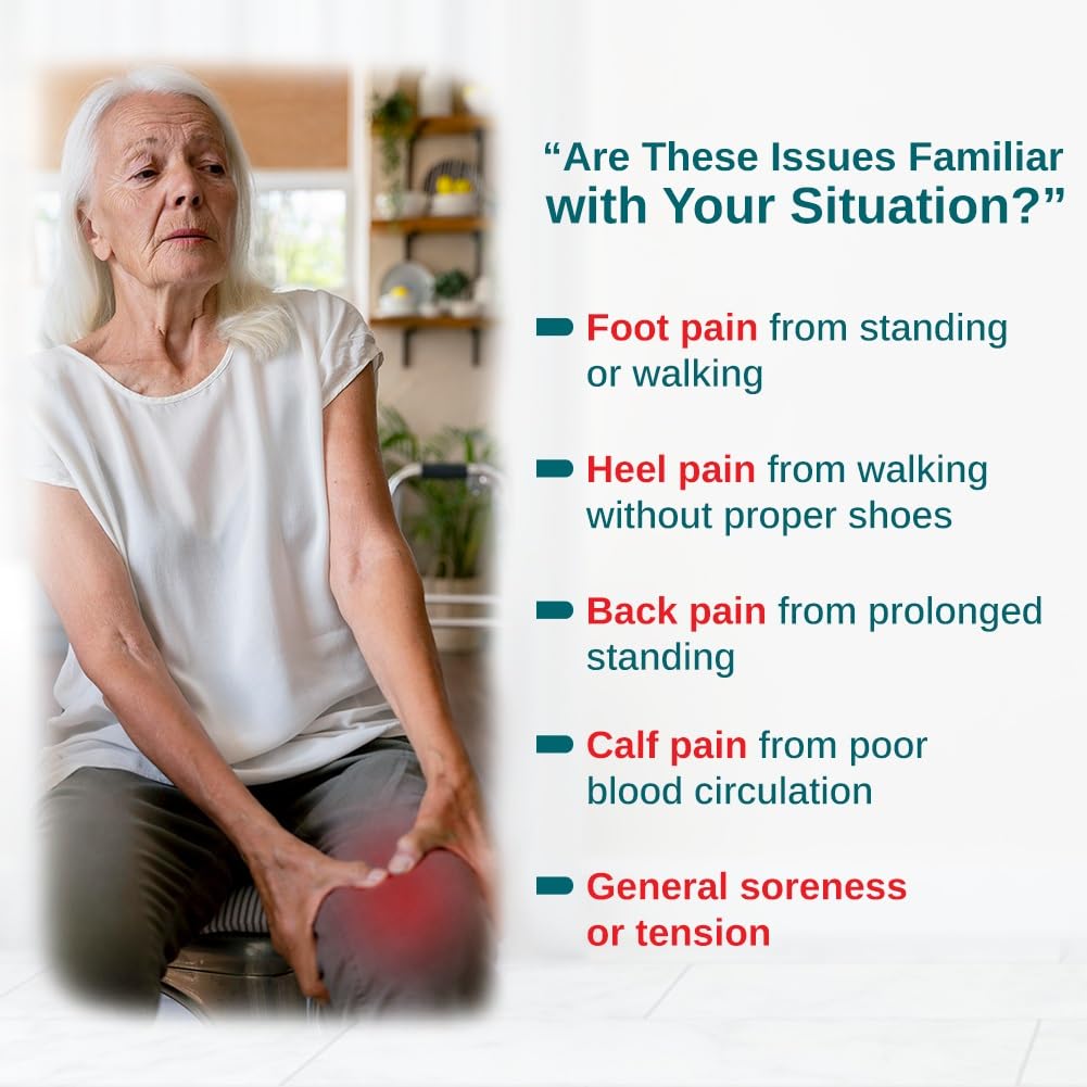 Acupressure Massage Slippers with Earth Stone, Wellness Gifts Therapeutic Reflexology Sandals for Plantar Fasciitis Foot Acupoint Massage Shiatsu Arch Heel Pain Relief, Fit Men 10-11.5 Feet Size