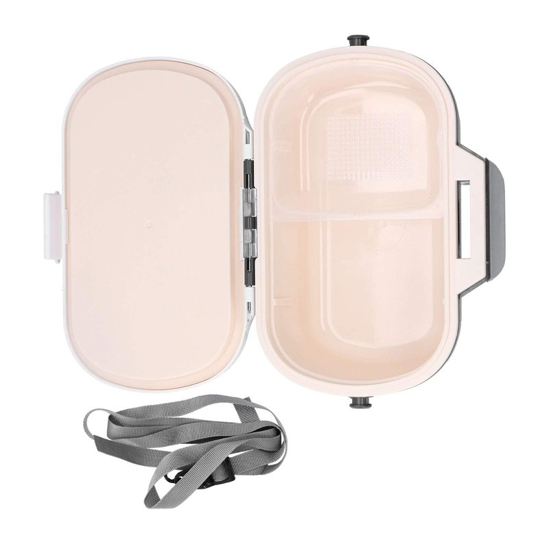 Worm Bait Holder Insulated Plastic Bait Earth Worm Holder Fishing Bait Case Fishing Tackle Container with Strap Bait Storage Easy to Reach Other Fishing Tools and Accessories