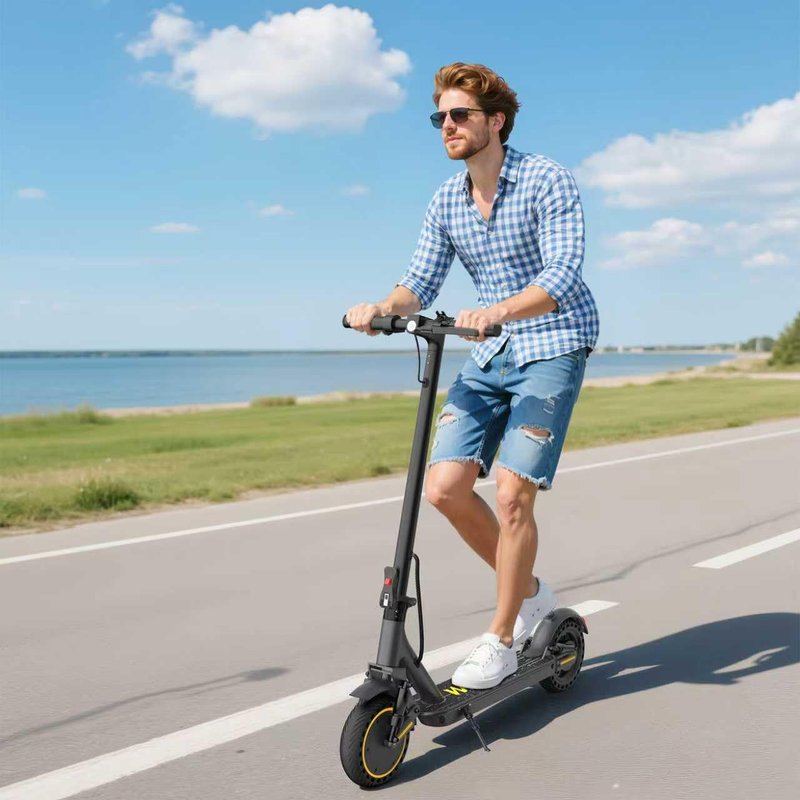 WERHY 10 Inches Electric Scooter, 500W Powerful Motor & 22 MPH Top Speed, 22-28Miles Long Range, Folding E Scooter with Dual Braking for Adults