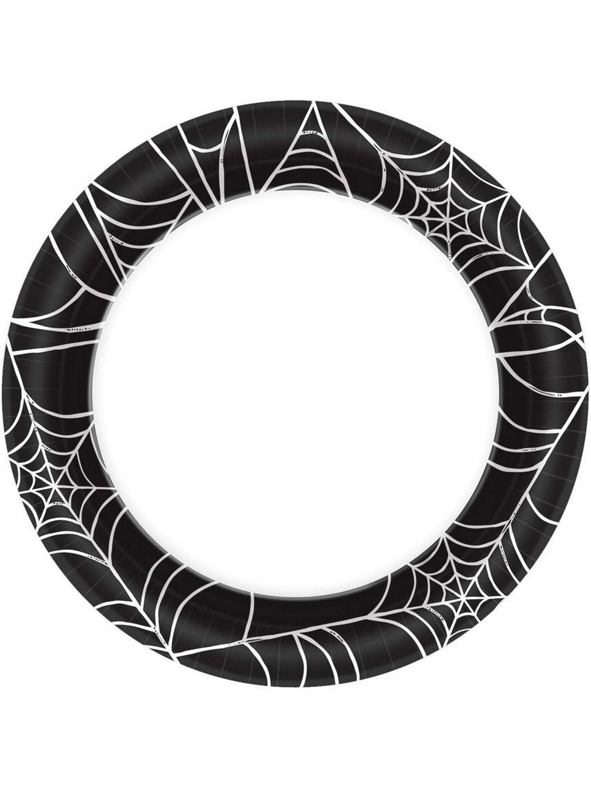 Amscan Halloween~Spider Web Paper Plate~40 Count~6.75"