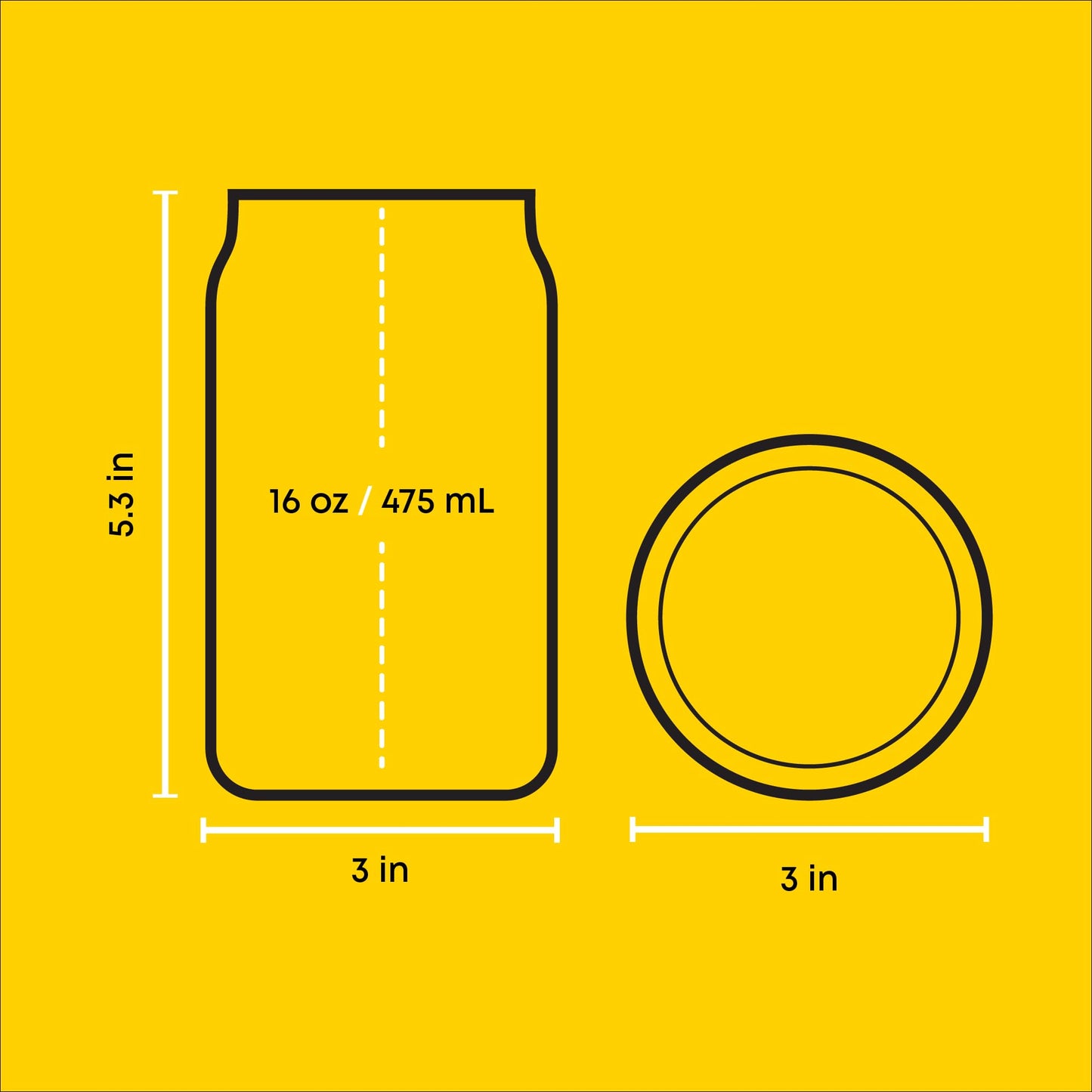 JoyJolt Harry Potter House Crests Glass Tumblers with Lids and Straws, 16oz Glass Cups with Lids and Straws, Can Shaped Drinking Glasses Set of 4, Hogwarts Cup, Harry Potter Merchandise