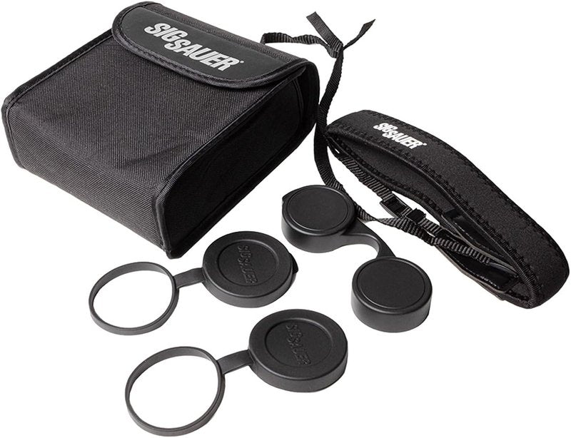 SIG SAUER 10x42mm Waterproof Binoculars - Fogproof, Multi-Coated Lenses | Black Roof Prism Design