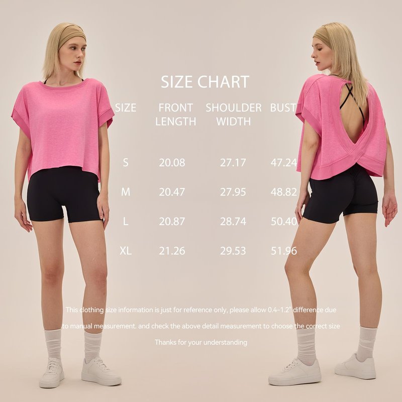 UNIANKIYA Open Back Workout Tops for Women Loose Fit Athletic Crop Tee Short Sleeve Gym Running Yoga Shirt Dark Grey