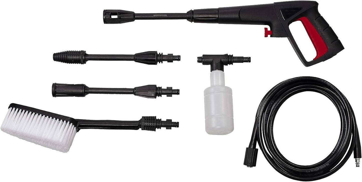 Einhell TC-HP 130 Pressure Washer | 1500W Power Washer, 130 bar, 390 l/h | Jet-Wash Kit With 5m High-Pressure Hose, Gun, Lance, Various Cleaning Nozzles, Brushes And Spray Containers