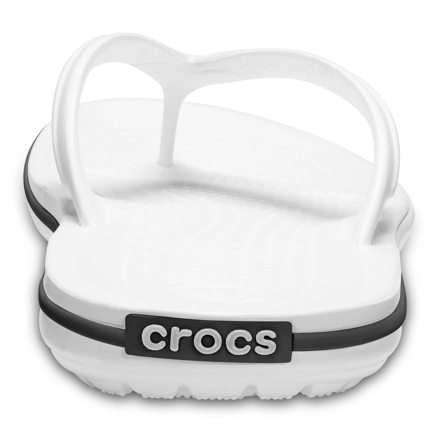 Crocs Unisex Crocband Flip Flip Flops, White, 6 UK Men/ 7 UK Women