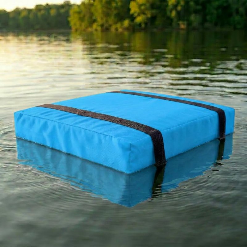 Bradley 2 Pack Type IV Boat Cushion USCG Approved Throwable Flotation Device; Coast Guard Approved Throw Preserver with Foam Cushion; throwable Boat Safety Device