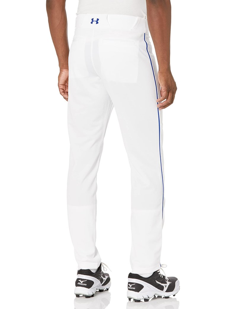 Under Armour Men's UA Utility Relaxed Piped Baseball Pants XL White