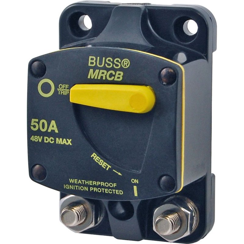 Blue Sea Systems 7140 187-Series Circuit Breaker, Surface Mount, 60A