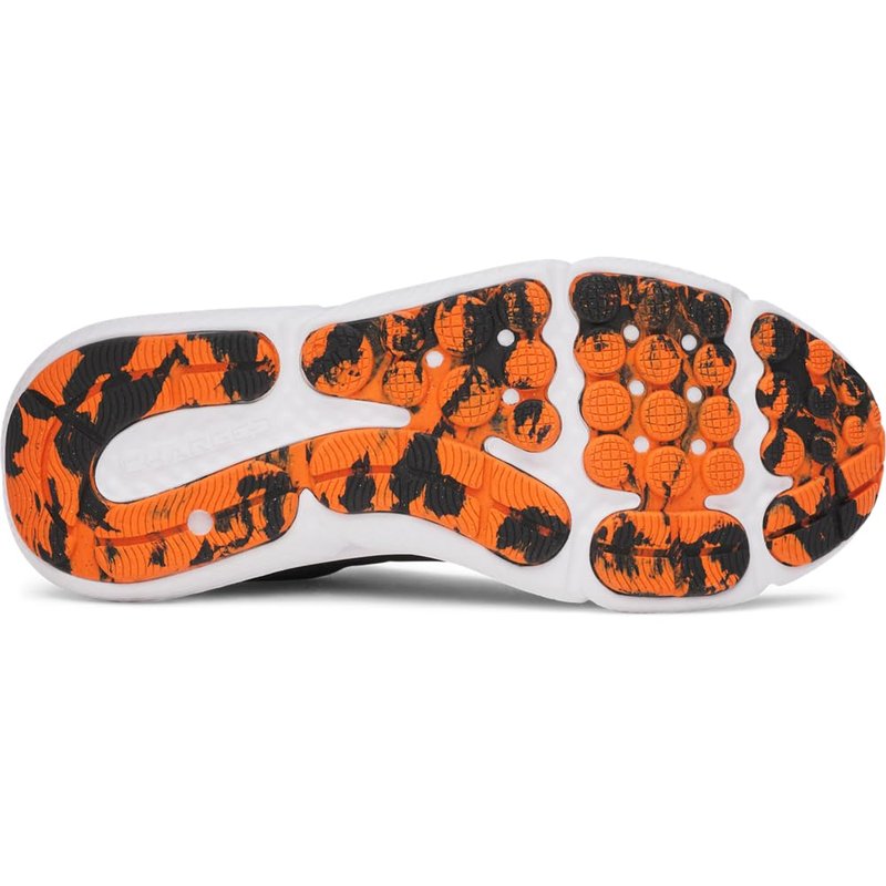 Under Armour Men's Charged Assert 10 Shoes, Anthracite/Team Orange/Black, 10.5