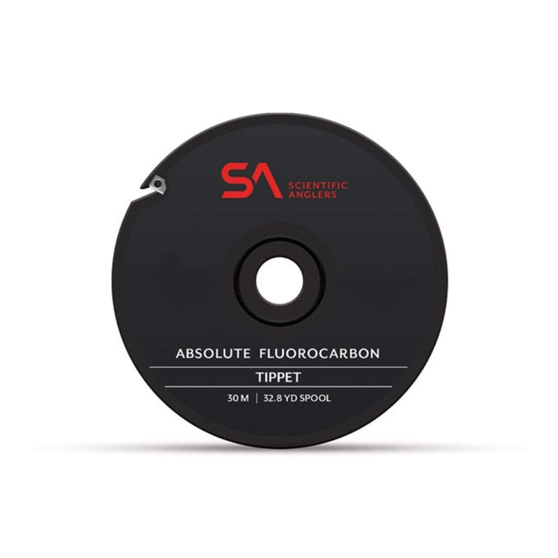Scientific Anglers Absolute Fluorocarbon Saltwater Fly Fishing Tippet, 10LB