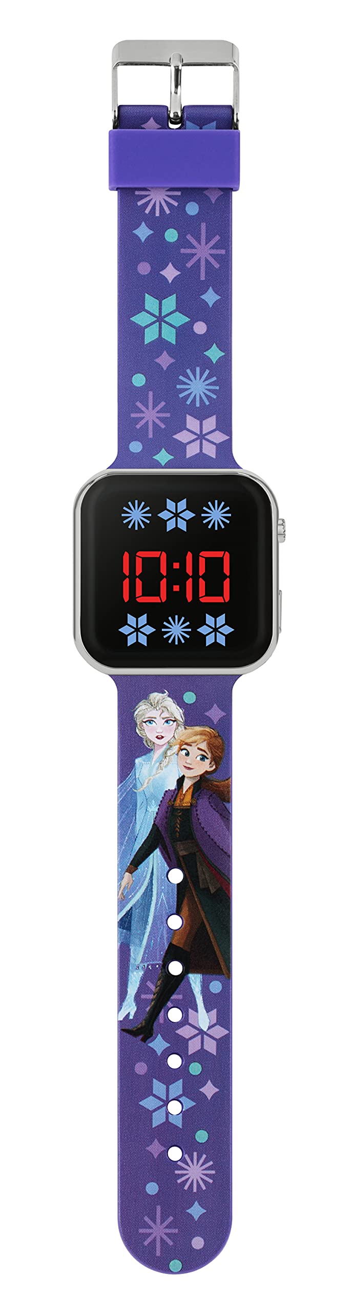 Disney Frozen Kids Purple Silicon Strap Smart Watch Watch FZN4733