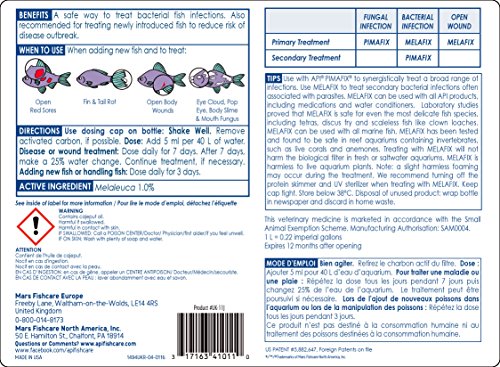 API MELAFIX Freshwater Fish Bacterial Infection Remedy 473 ml Bottle