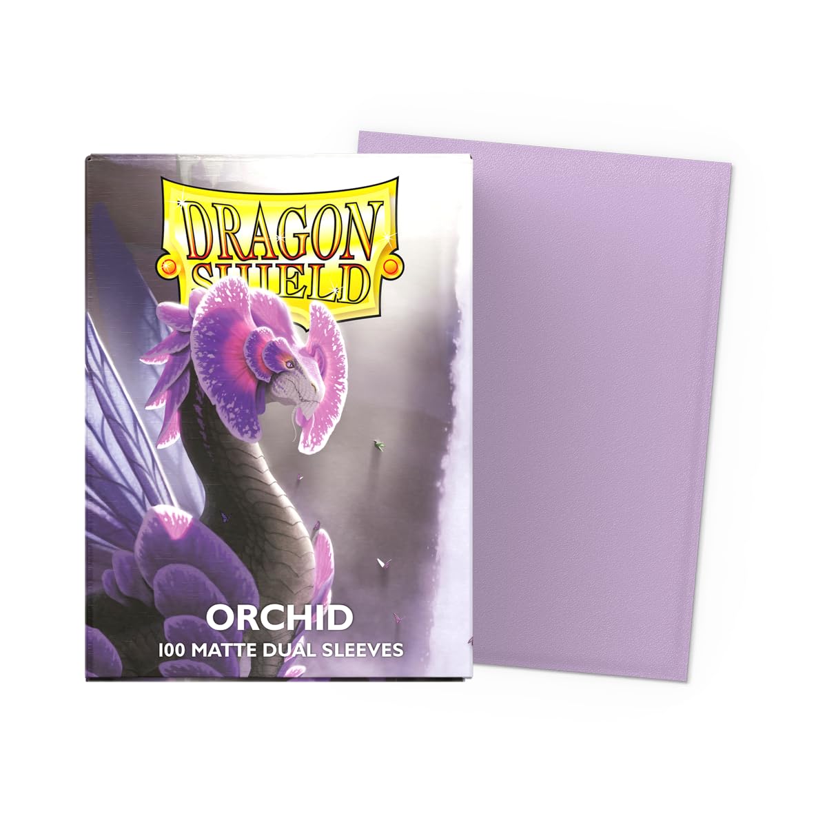 Dragon Shield AT-15041 Standard Size Dual Matte Orchid (100 Sleeves)