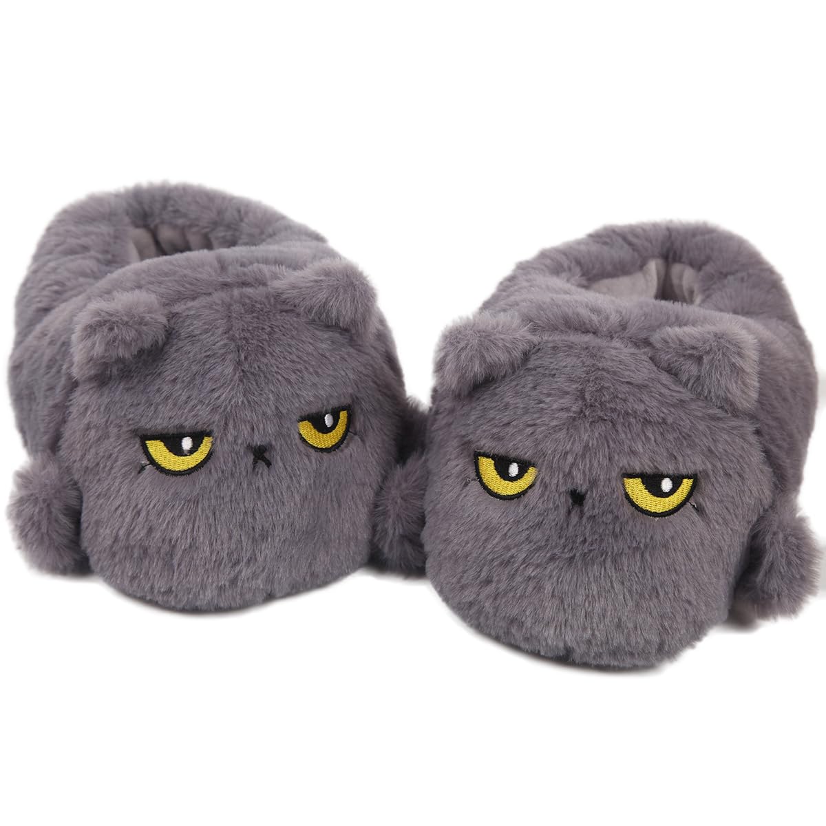 Caramella Bubble Cute Cat Animal Slipper for women Adult Fuzzy Warm House Slippers Novelty Fluffy Home Shoes Ladies Winter Slippers Indoor Outdoor