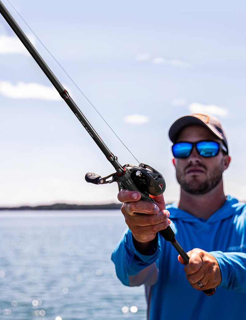 Piscifun Torrent Baitcaster Rod, Portable 2 Piece Casting Rod, Durable Lightweight Sensitive Baitcasting Fishing Rod (6'9"M-M)