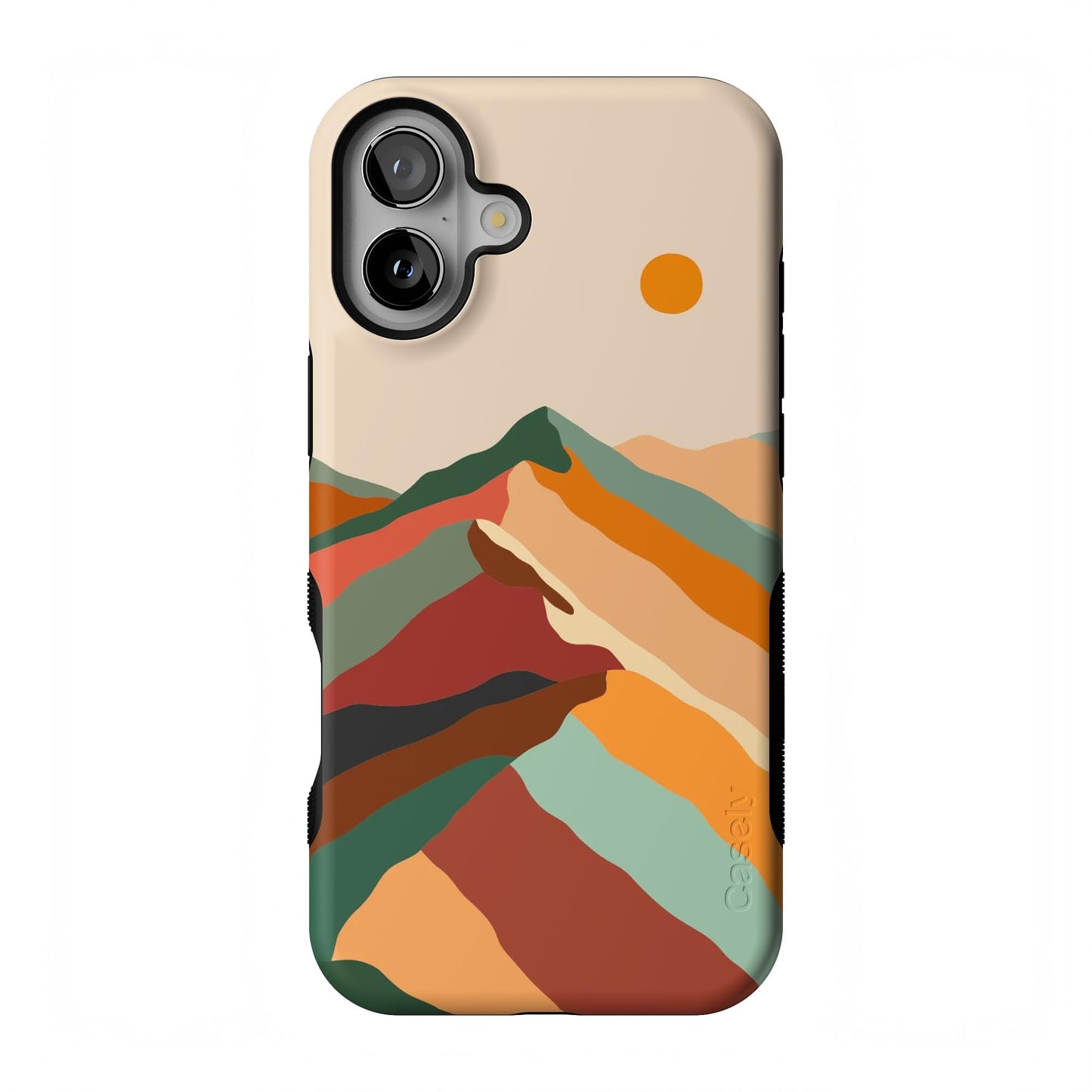 Casely iPhone 16 Case | Nantucket Cottage | Blue Hydrangea | Compatible with MagSafe | Bold Protective Design