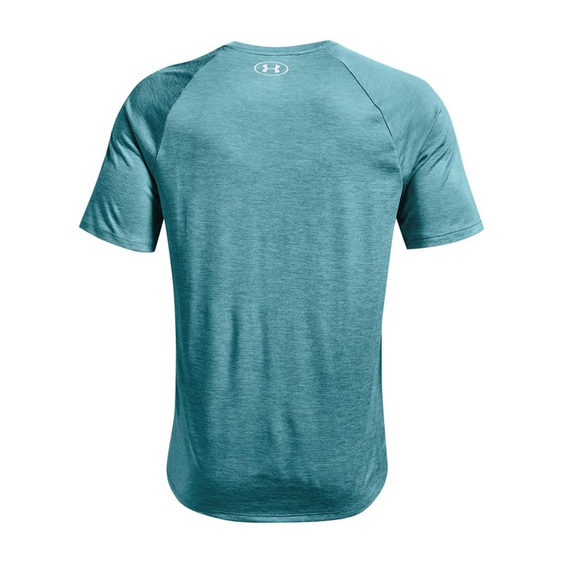 Under Armour Men's Tech 2.0 Short-Sleeve T-Shirt, Cloudless Sky (404)/White, Medium