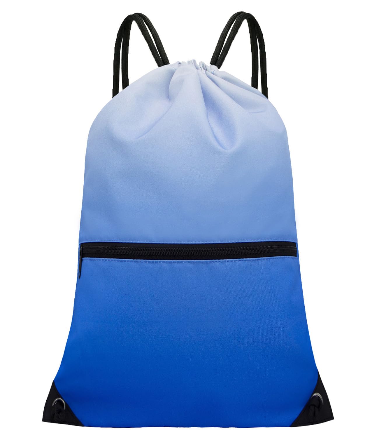 HOLYLUCK Drawstring Backpack Bag Sport Gym Sackpack (gradient blue)