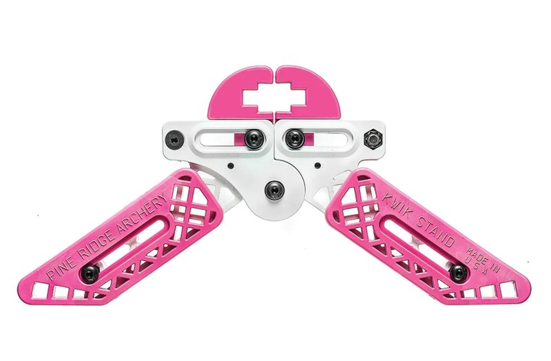 Pine Ridge Archery unisex adult Kwik Stand Bow Support, White/Pink, Universal US