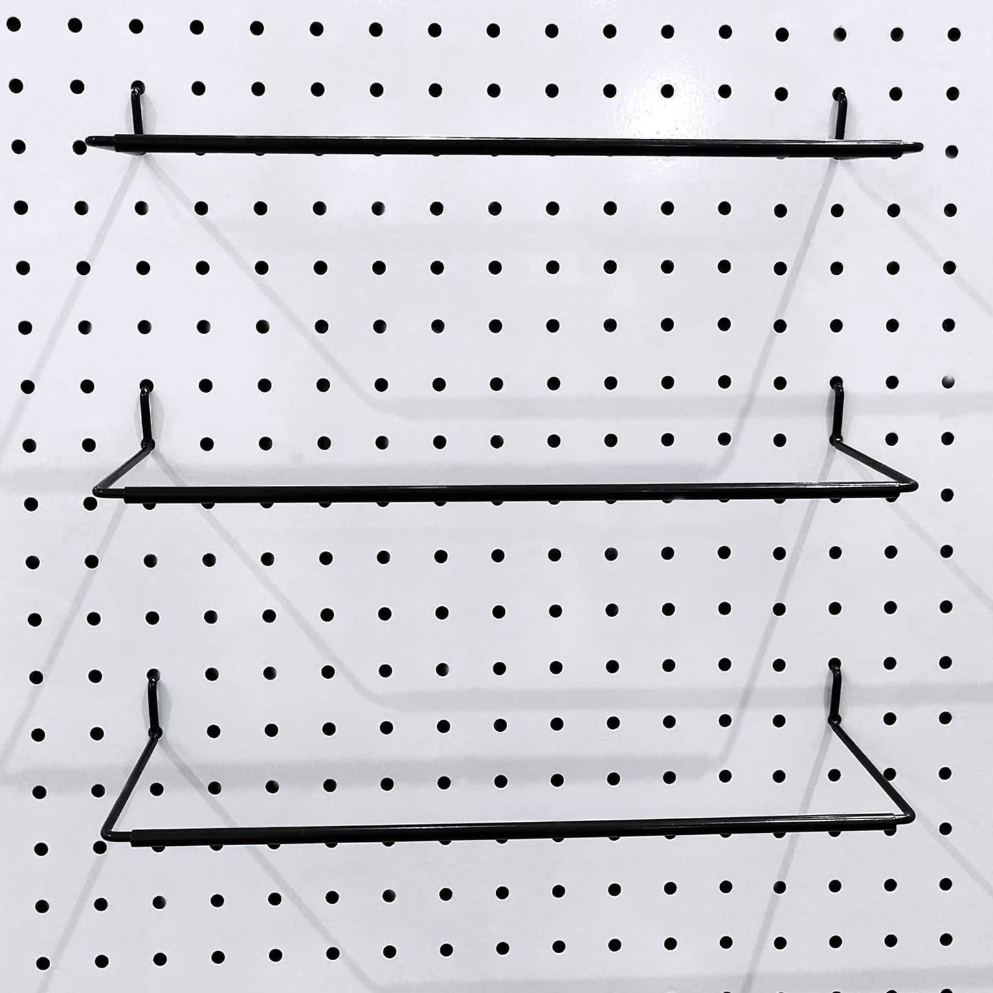 5 Pack Extendable Pegboard Paper Towel Holder,Pegboard Hook for Workshop,Garage,Kitchen,Laundry Room,Bathroom etc.