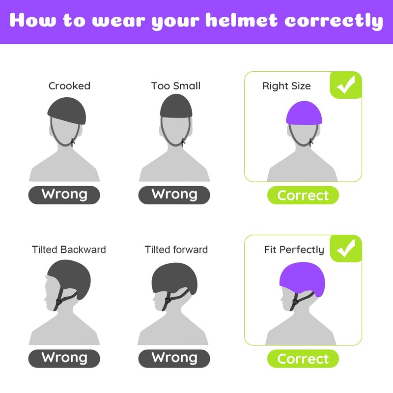 Besttravel Kids Helmet, Toddler Adjustable Toddler Bike Helmet Ages 3-8 Years Old Boys Girls Multi-Sports Safety (Purple)