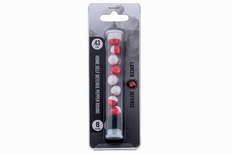 Lancer Tactical Defense Ball 0.43 Cal for Self Defense Includes Pepper Projectile for Use in All Pepper Projectile Launchers in 0.43 Cal, Pack of 8