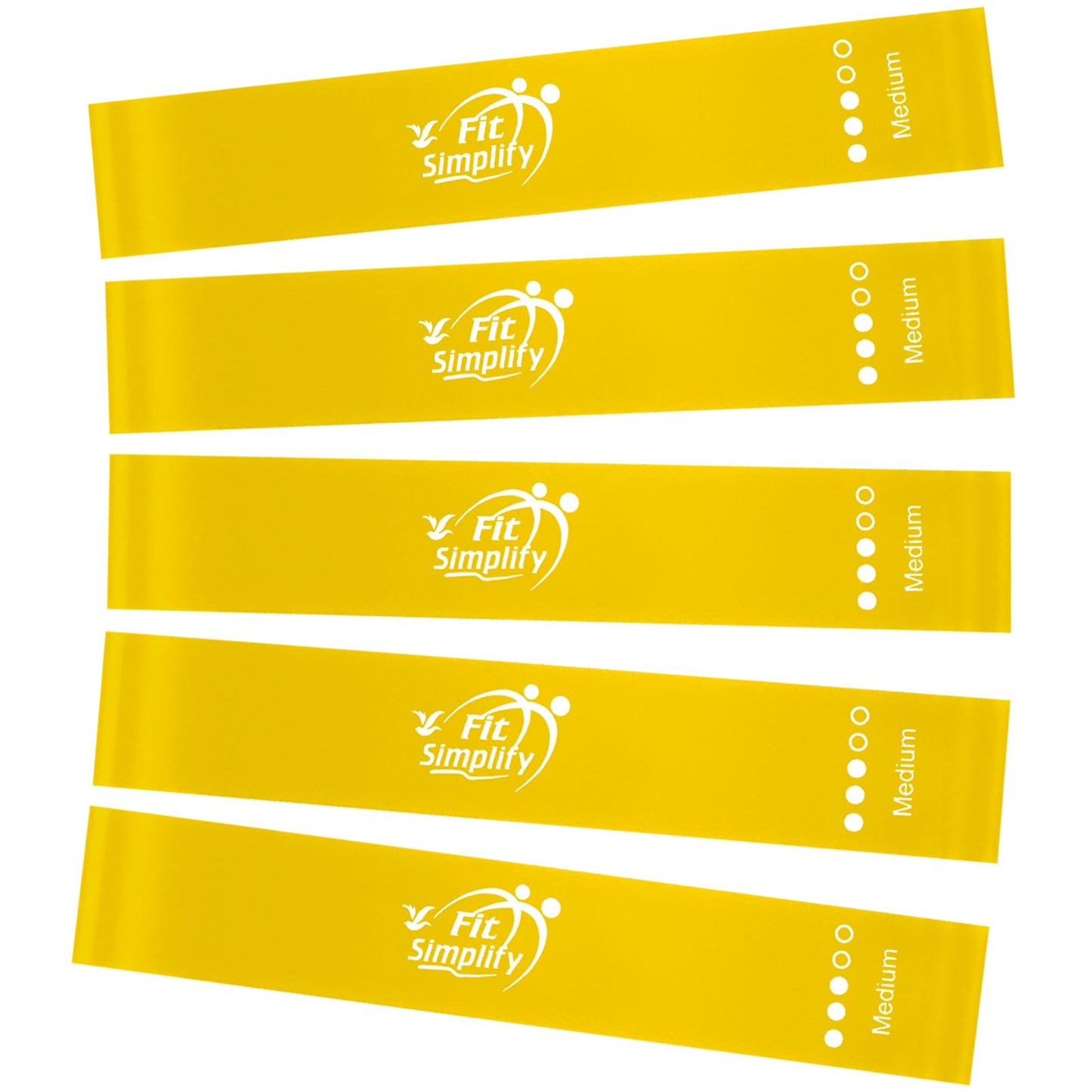 Fit Simplify Exercise Resistance Loop Bands, Set of 5