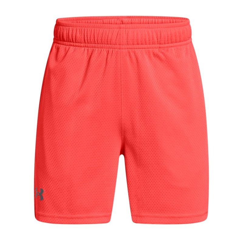 Under Armour Boys Tech Mesh Shorts, (847) Fire / / Castlerock, Medium