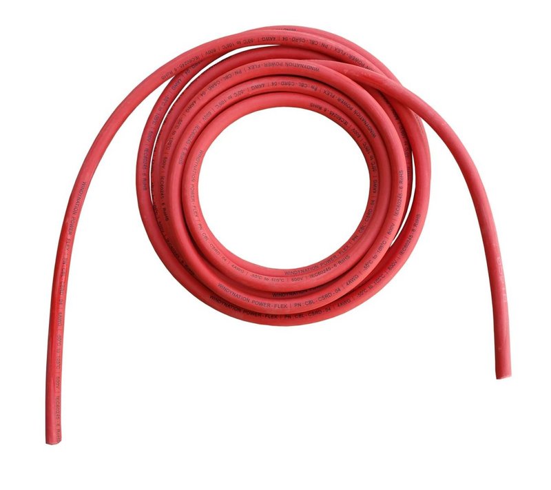 4 Gauge 4 AWG 25 Feet Black + 25 Feet Red Welding Battery Pure Copper Flexible Cable Wire - Car, Inverter, RV, Solar