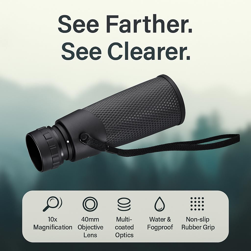 Barska 10x40 Blackhawk Waterproof Monocular