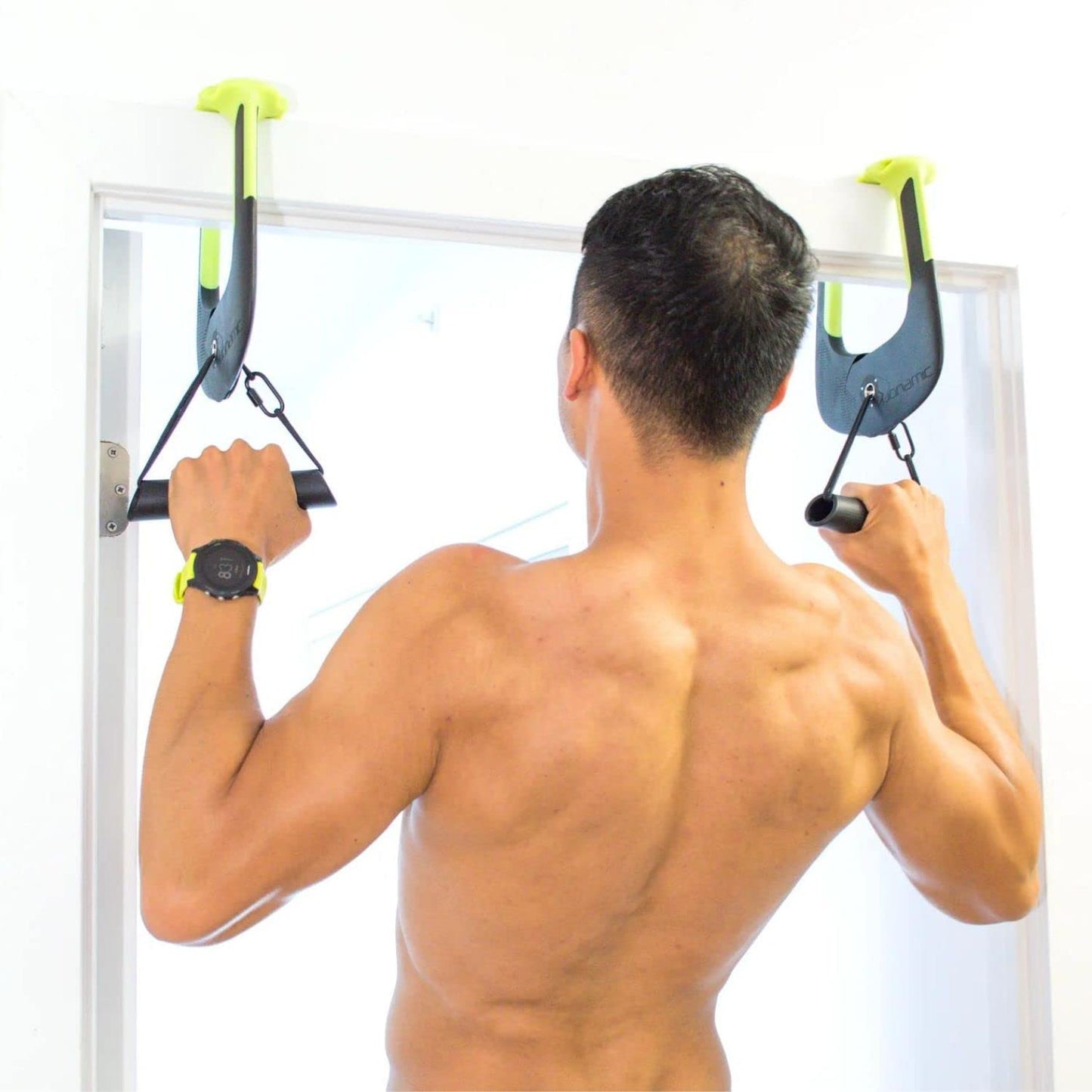 Duonamic Eleviia: World’s Best Portable Pullup Bar | Doorway Pull Up Bar For Home, Workplace or Travel | Exercise and Transform Yourself on Your Own Terms | Safe and Most Portable Way to Exercise