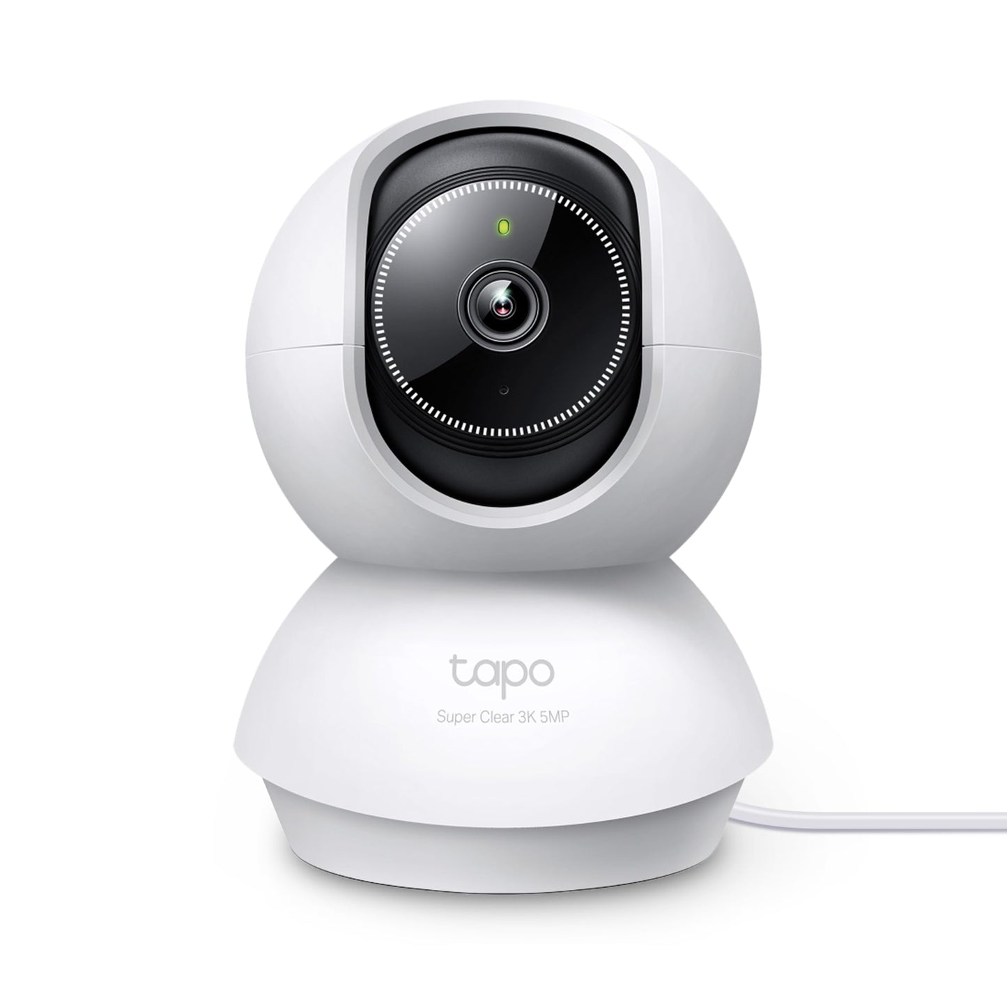 Tapo C230 3K 5MP Indoor Camera, Smart AI Detections - Person Pet Baby Cry, Pan/Tilt 360ยฐ View, Security Carmera No Monthly Fee, Enhanced Night Vision, Two-way Audio, Works with Alexa & Google