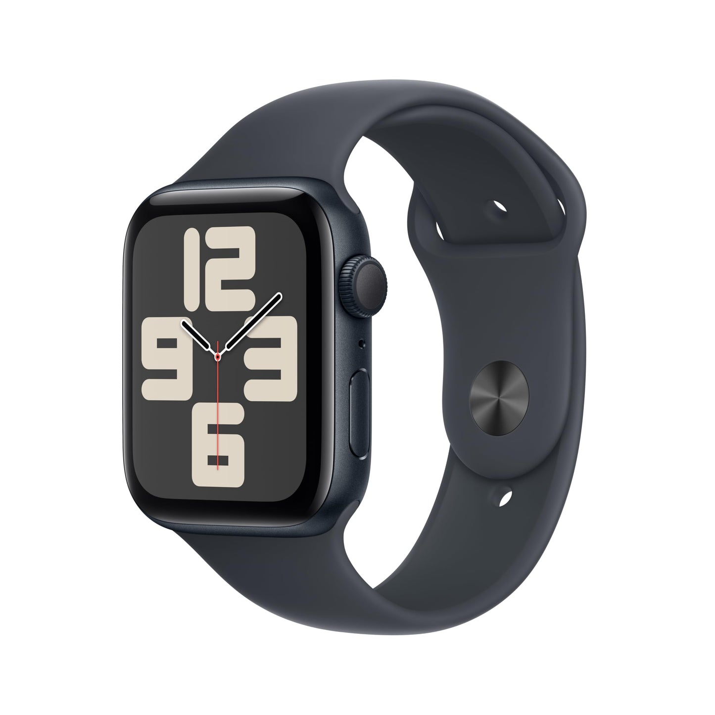 Apple Watch SE (2nd Gen) GPS 40mm Smartwatch with Midnight Aluminium Case with Midnight Sport Band - S/M. Fitness and Sleep Trackers, Crash Detection, Heart Rate Monitor, Retina Display