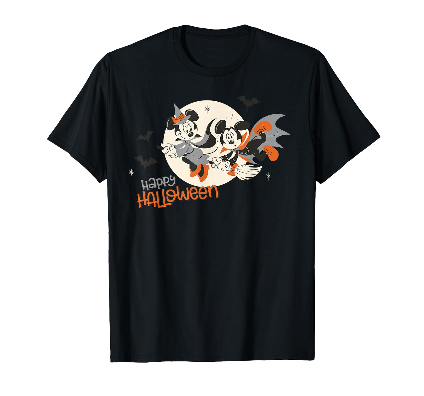 Disney Halloween Minnie and Minnie Flying T-Shirt