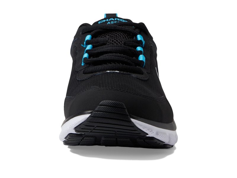 Under Armour Men's Charged Assert 9, (009) Black/Blue Surf/White, 8.5, US