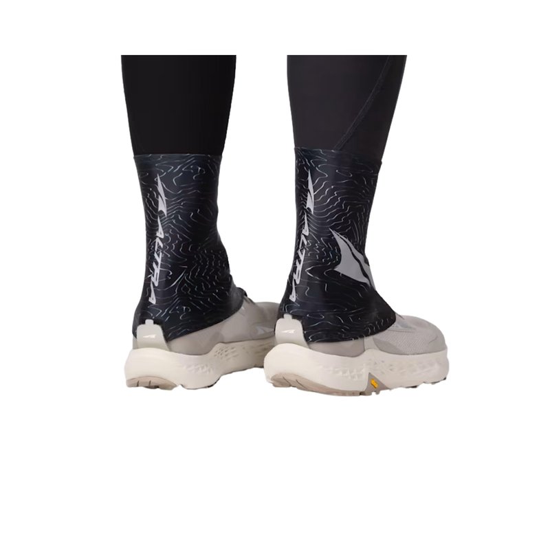 ALTRA Unisex Trail Gaiter, Black/Silver/Gray, Small