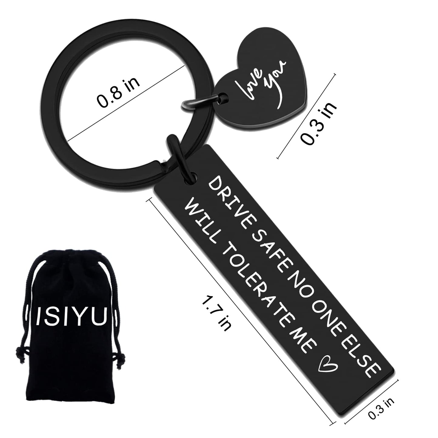 isiyu Mens Fathers Day Dad Gifts for Him Naughty Birthday Bf Gifts Anniversary for Men Sweetest Day for Him Husband Boy Friend Drive Safe Couples from Girlfriend Wife Gift Her Fiance Christmas