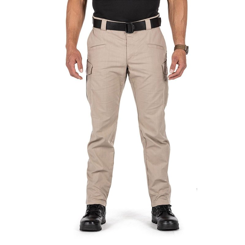 5.11 Tactical Men's Icon Pant – Durable Flex-Tac Ripstop, Water-Resistant Finish, 8 Pockets, Reinforced, 74521ABR, Kangaroo, 38W x 32L