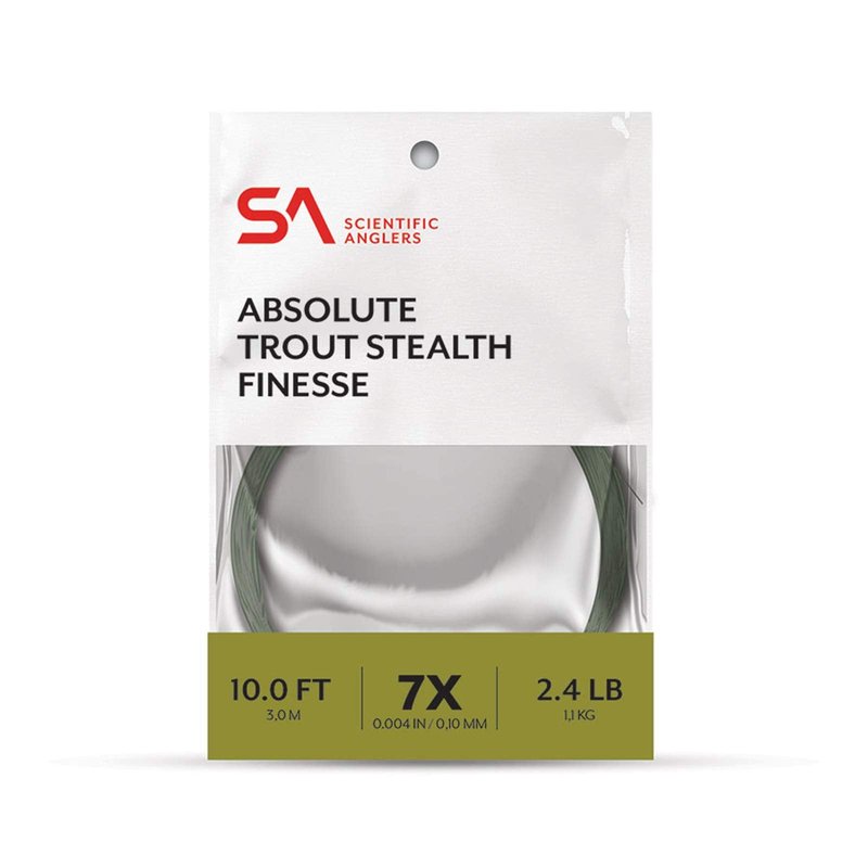 Scientific Anglers Absolute Trout Stealth Finesse Leader (10ft - 4X)