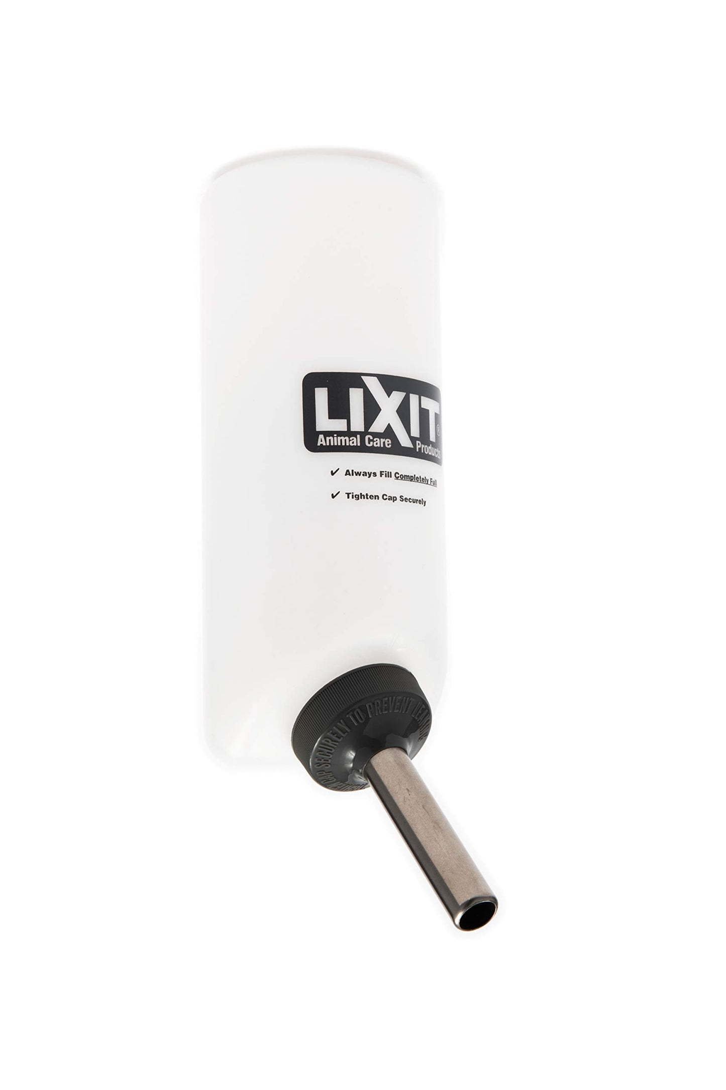 Lixit Wide Mouth Water Bottles for Large and Small Dogs (32oz Large Dog, White)