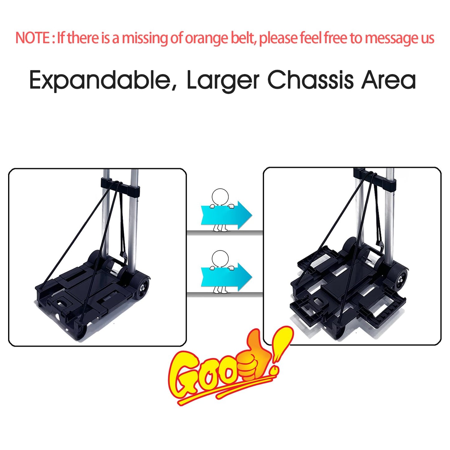 Car Seat Travel Cart for Airport - Carseat Roller for Traveling. Extendable Base Plate, Foldable, storable, and stowable Under Your Airplane seat or Over Head Compartment.