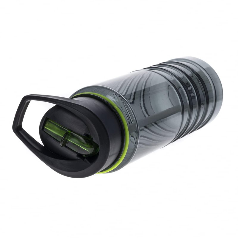 ASR Outdoor 25oz Tritan Flip Top Cap Water Bottle with Straw Smoke Grey