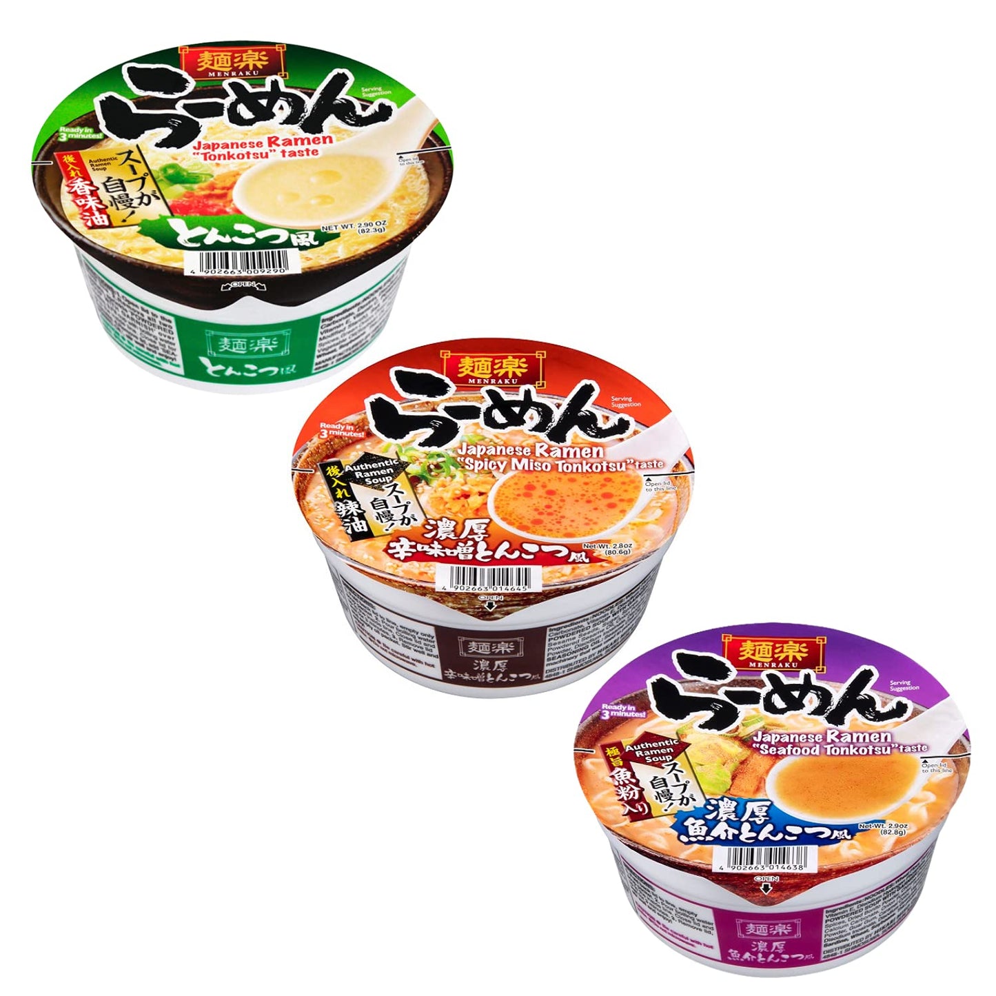 Japan's Most Popular Ramen Assorted Packs Joyful Bundle (Pack of 10, Mystery Flavor Series)