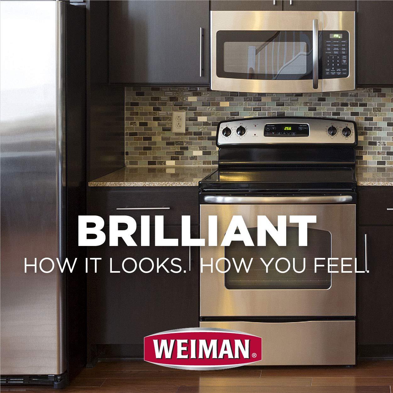 Weiman Stainless Steel Cleaner & Polish, 12 fl oz (355ml)