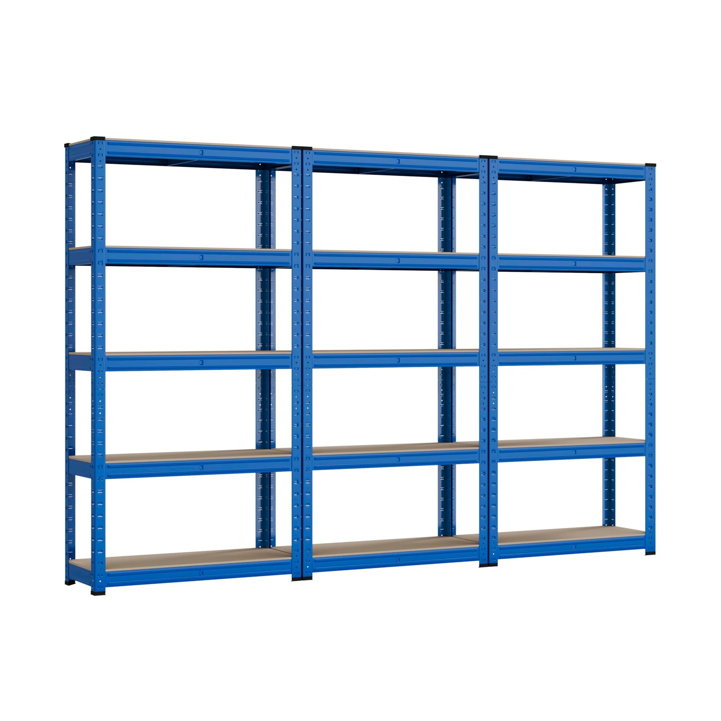 Racking Solutions Heavy Duty Garage Racking 3 Bay MEGA DEAL 175KG Per Shelf (1500mm H x 750mm W x 300mm D)
